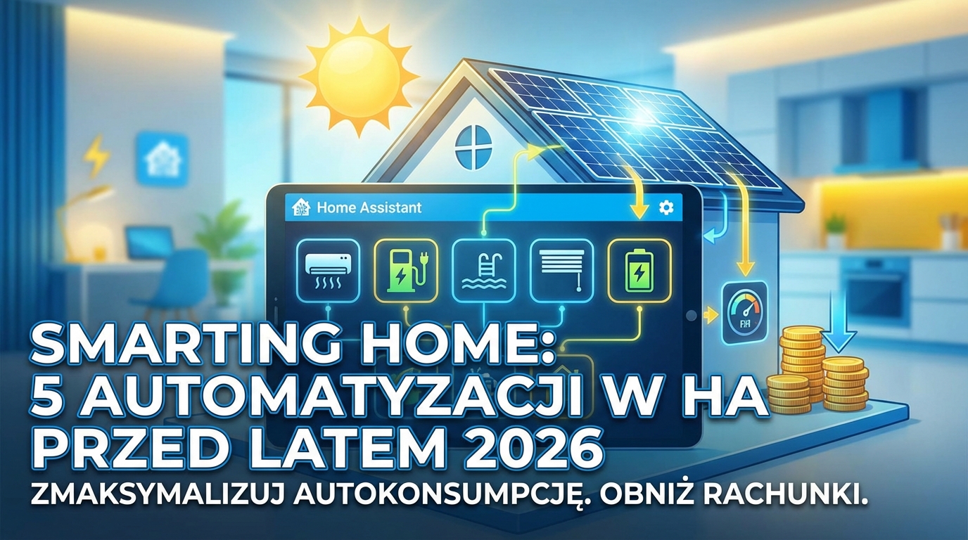 5 automatyzacji w HA, które musisz wdrożyć przed latem 2026, by nie tracić na fotowoltaice