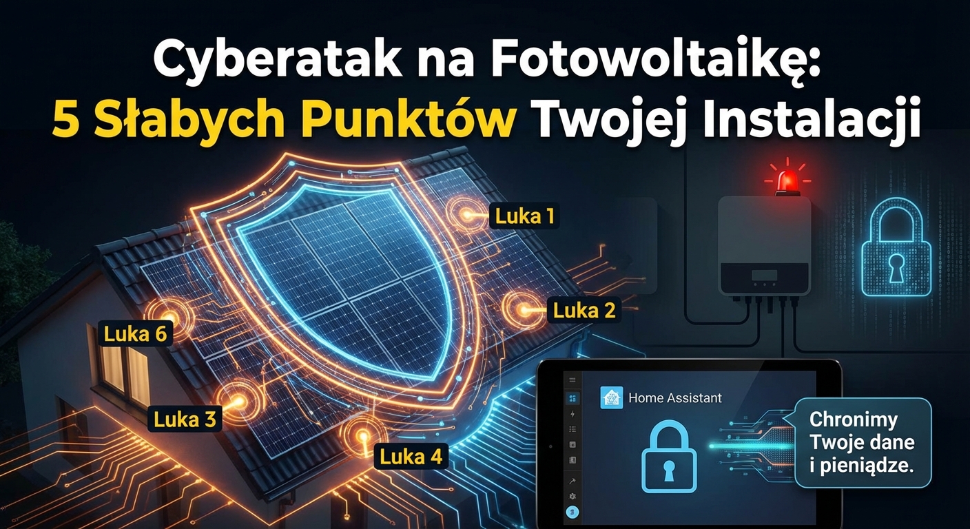 Cyberatak na Fotowoltaikę: 5 Słabych Punktów Twojej Instalacji