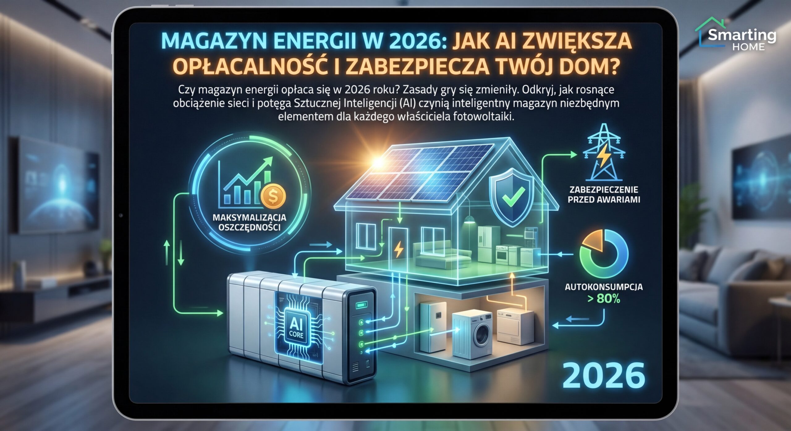 Magazyn Energii w 2026: Jak AI Zwiększa Opłacalność i Zabezpiecza Twój Dom?