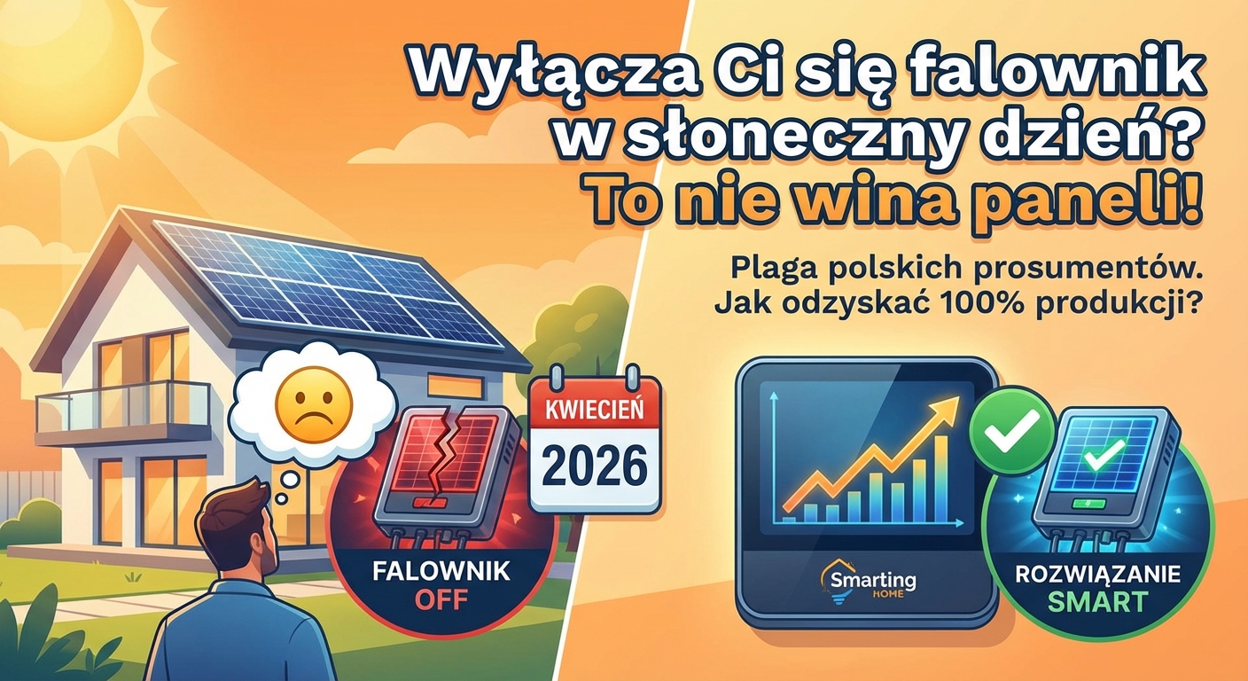 Wyłącza Ci się falownik w słoneczny dzień? To nie wina paneli!