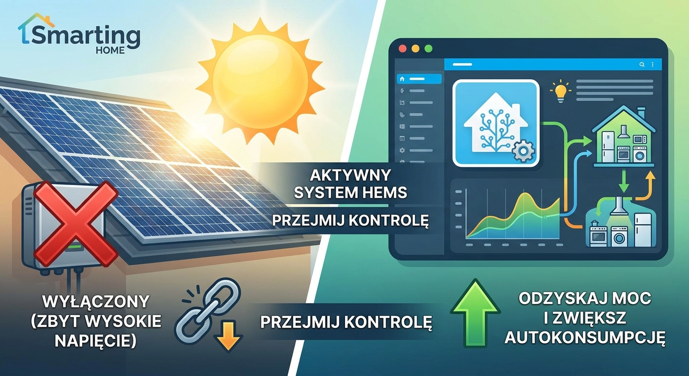 Falownik wyłącza się w słońcu? Odzyskaj Moc z Home Assistant