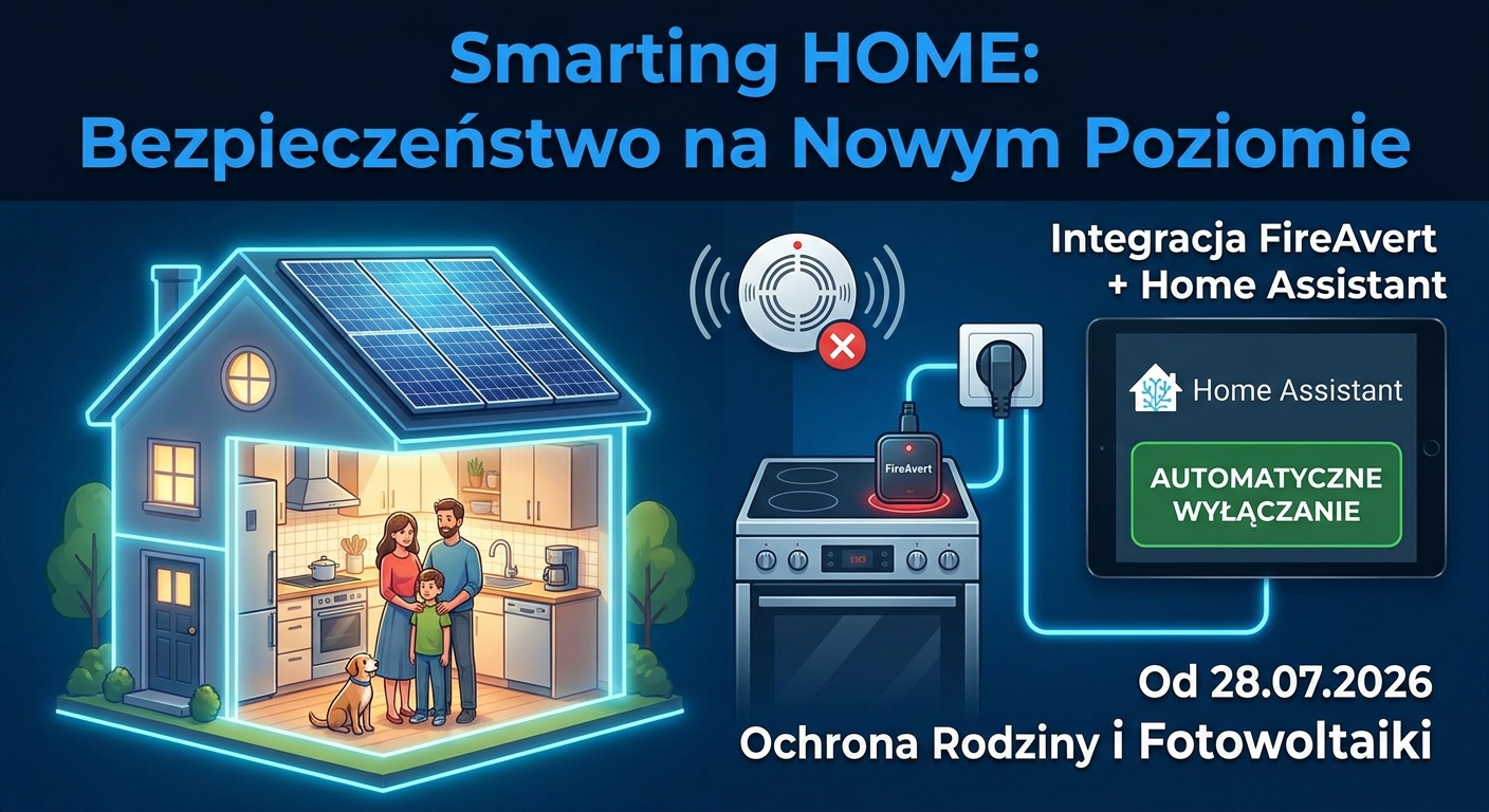 Bezpieczeństwo domu na nowym poziomie: Jak integracja FireAvert z Home Assistant chroni Twoją rodzinę i fotowoltaikę przed pożarem