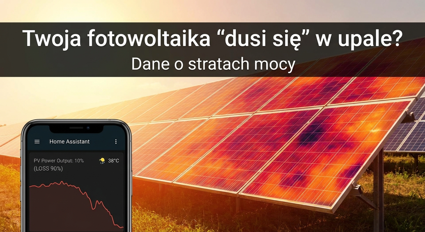 Twoja fotowoltaika 'dusi się’ w upale? Dane o stratach mocy