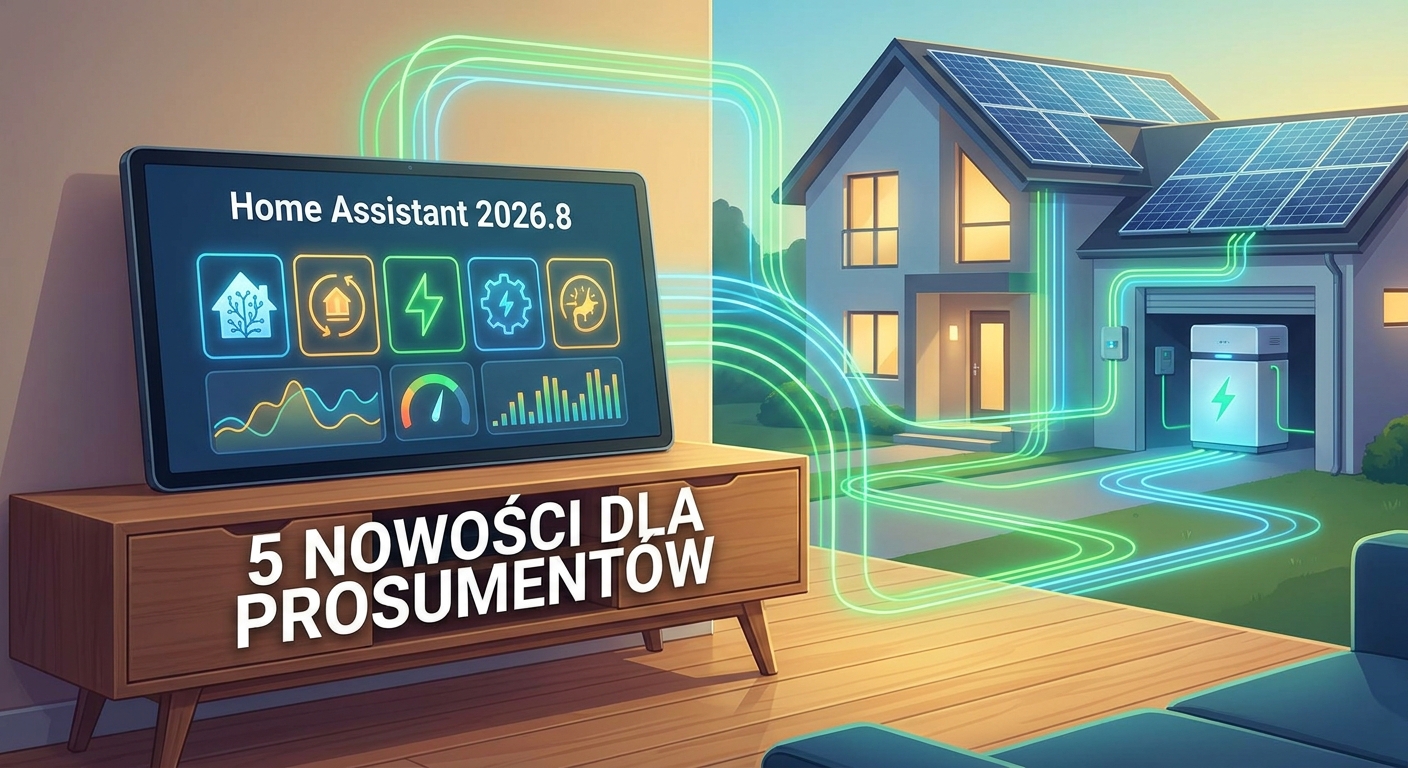 Home Assistant 2026.8: 5 Nowości dla Prosumentów