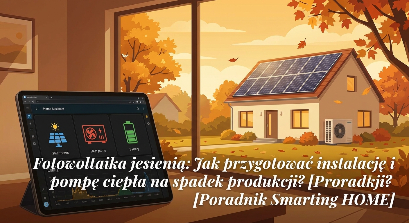 Fotowoltaika jesienią: Jak przygotować instalację i pompę ciepła na spadek produkcji? [Poradnik Smarting HOME]
