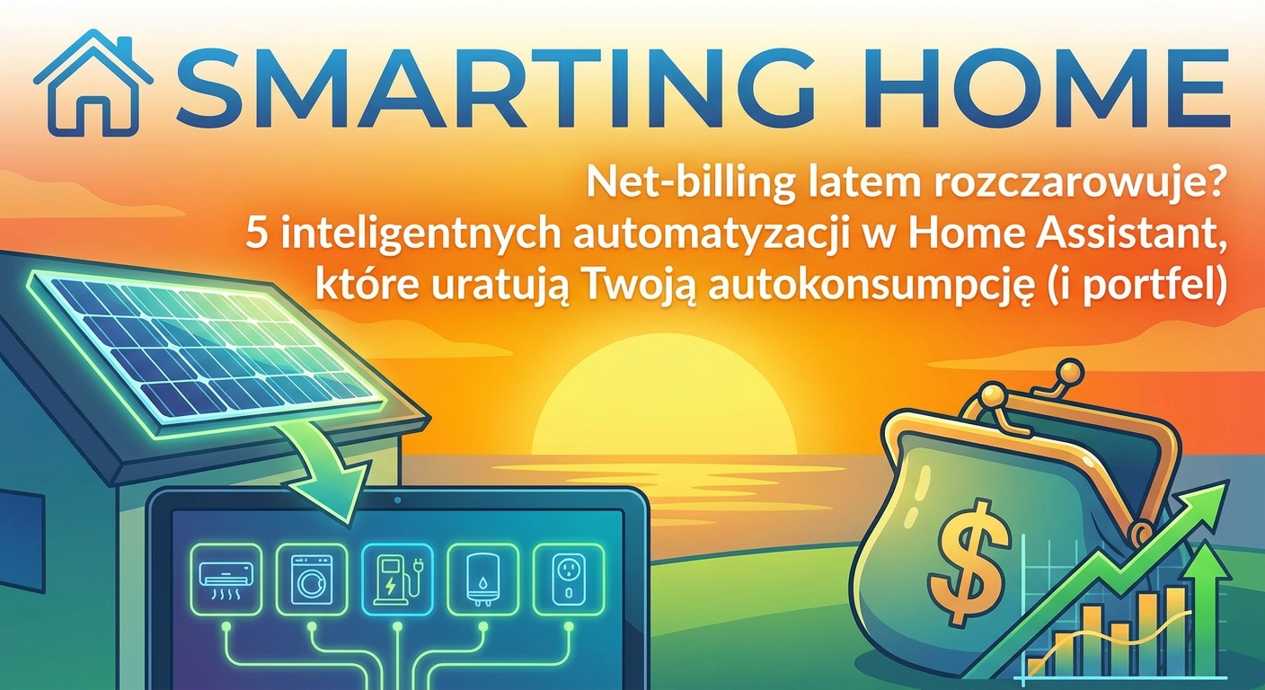 Net-billing latem rozczarowuje? 5 inteligentnych automatyzacji w Home Assistant, które uratują Twoją autokonsumpcję (i portfel)